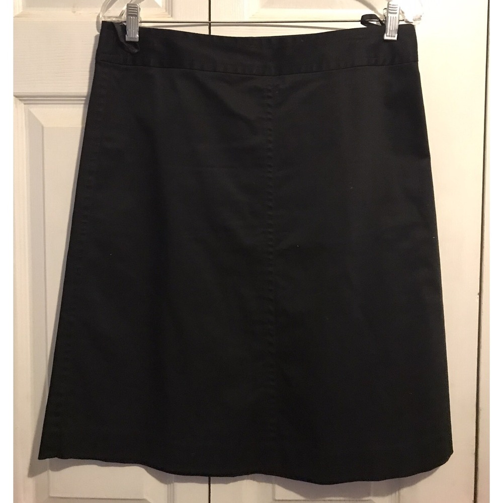 Banana Republic Size 8 Classic Black Skirt Stretch Waist 32 Inch
